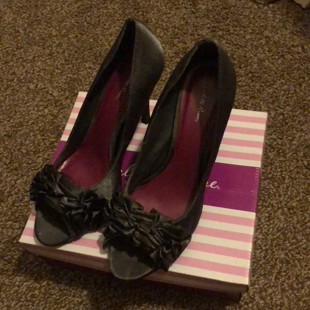 Charlotte Russe peep-toe heels